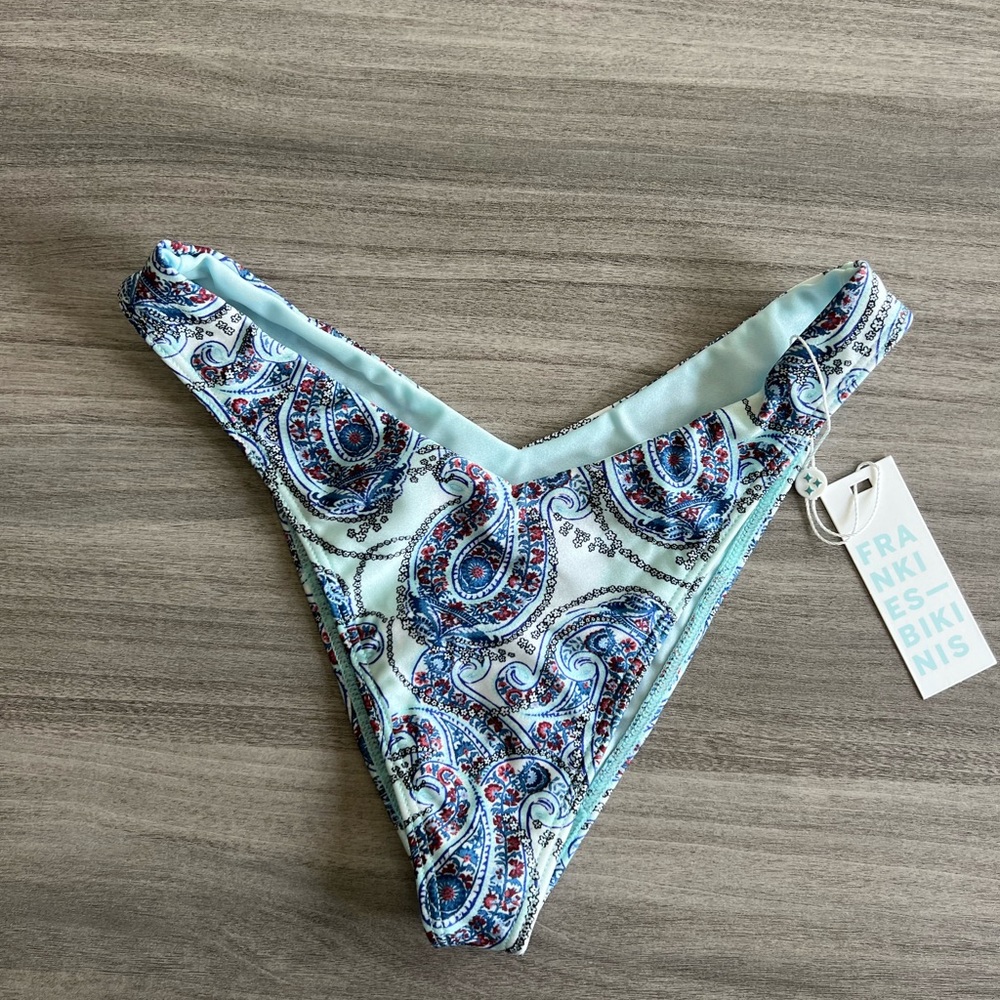 Frankies Enzo Shine Cheeky Bikini Bottom